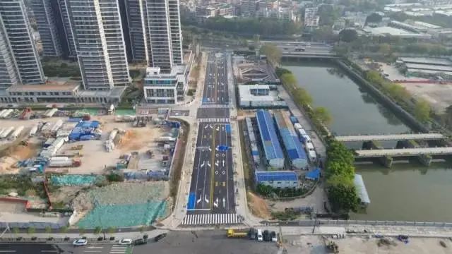 已建成的規(guī)劃縱七路
